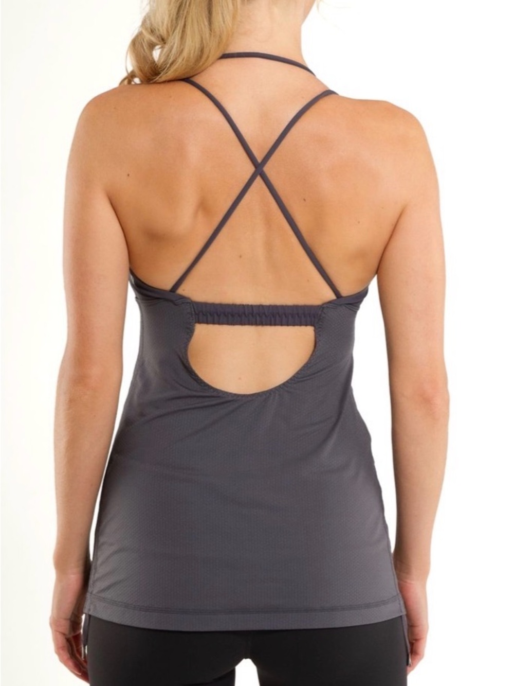 Lululemon Integrity Hot Tank Coal Sz 10 Athletic  yoga lightweight quick drying - Picture 2 of 12